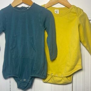 KATE QUINN Bundle Organic Cotton Bamboo Long Sleeve Onesie Bundle